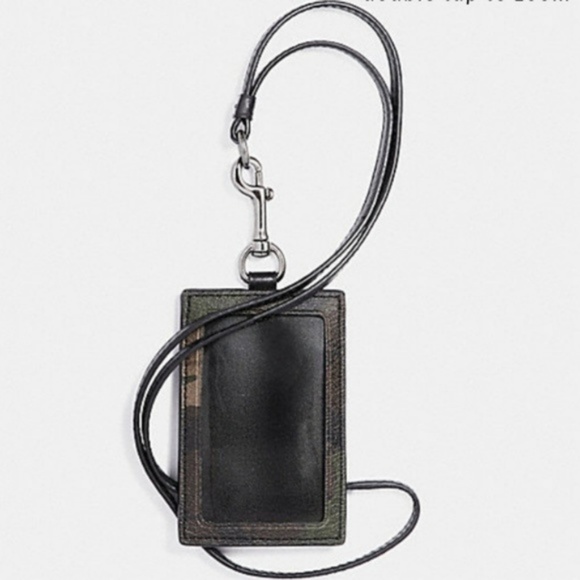 NWT Coach ID Lanyard Camo Credit Card Holder Case - Picture 2 of 3